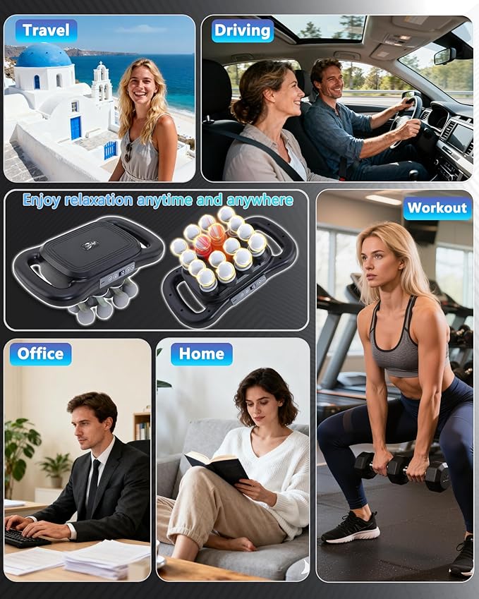 16-Head Massage Gun, Deep Tissue Percussion Massager - Image 8