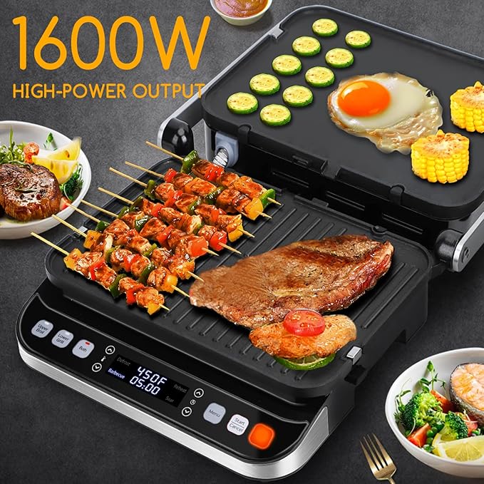 Taylor Swoden Panini Press Waffle Maker, 1600W Electric Indoor Grill - Image 5