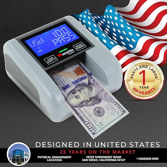 Cassida Quattro Fast Automatic Currency Counterfeit Detector - Image 8