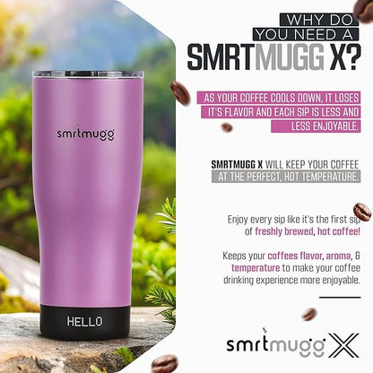 X Heated Coffee Mug 19 oz., 8 Hour Battery Life, Self-Heating, Adjustable Temp - Image 7