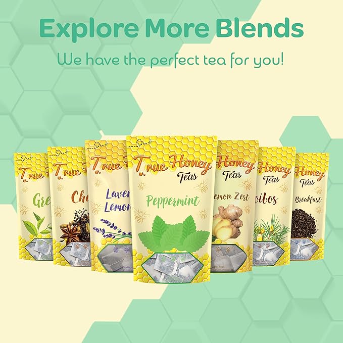 True Honey Peppermint Tea Bags - Image 6