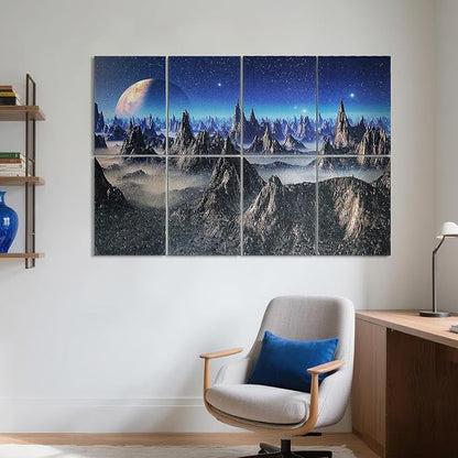 UMIACOUSTICS 8 Pcs 0.7Inch Thick Art Acoustic Panels, Total 47.2” x 31.5” - Image 2