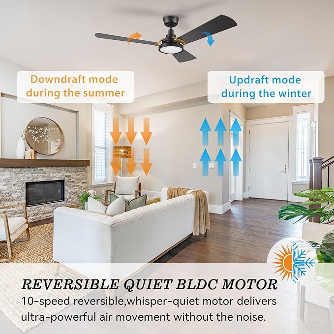 SMAAIR 56 Inch Smart Wifi Ceiling Fans - Image 6
