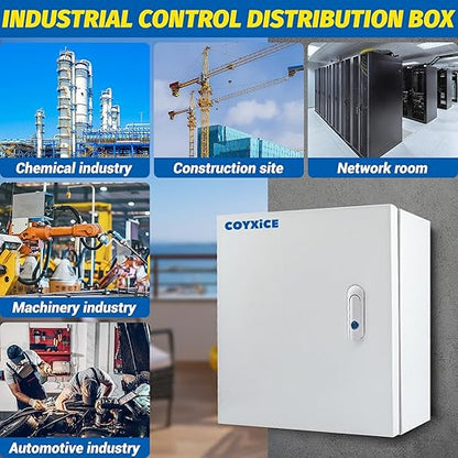 Electrical Box 12 x 12 x 8'' Steel Electrical Junction Box，NEMA 4X Steel - Image 6