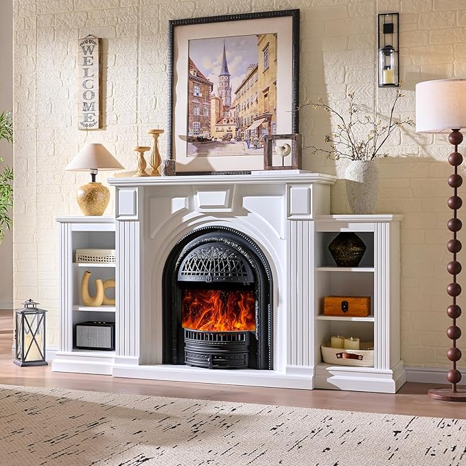 Farmhouse Electric Fireplace - Image 4
