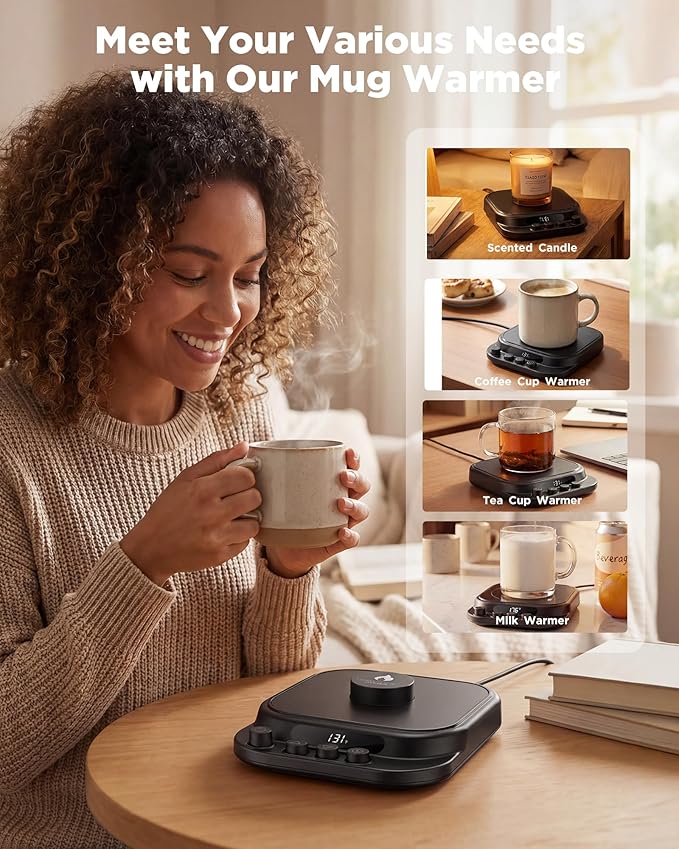Coffee Mug Warmer for Desk-Fastest Heating Mug Warmer - Image 7