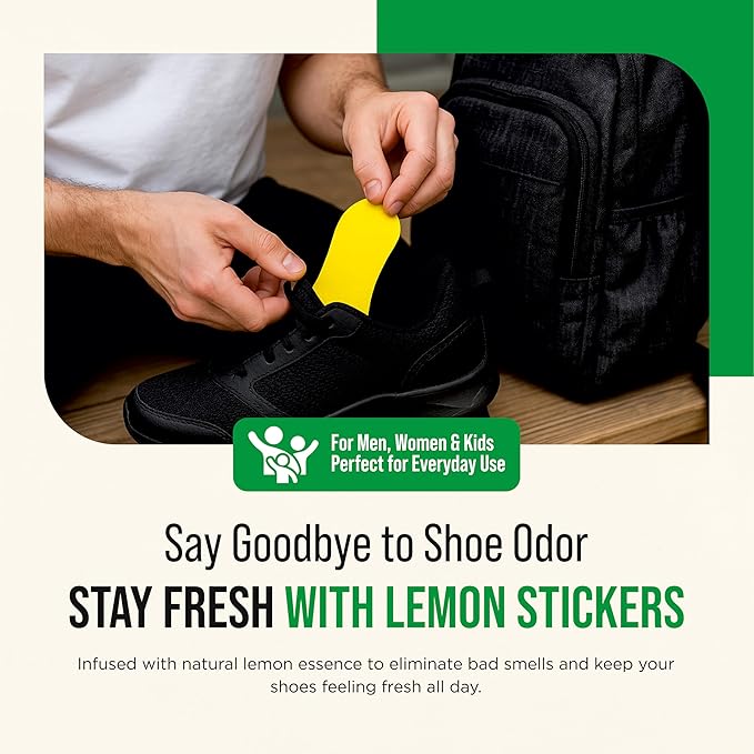 Natural Shoe Deodorant Stickers, Odor Remover Patches - Image 4