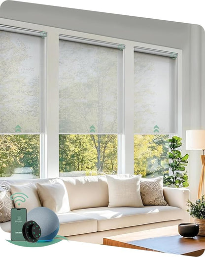 Yoolax Motorized Blinds with Remote, Smart Blinds by Yoolax