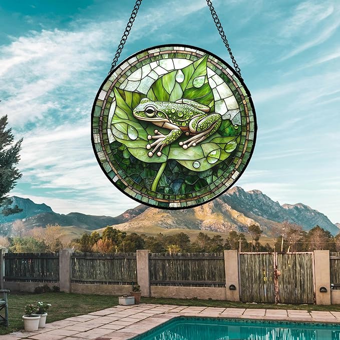 CRISGIF Stained Glass Window Hanging - Image 4