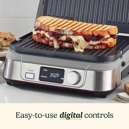 Cuisinart Electric Griddler FIVE Countertop Grill, Enjoy 5-in-1 Functions - Image 3
