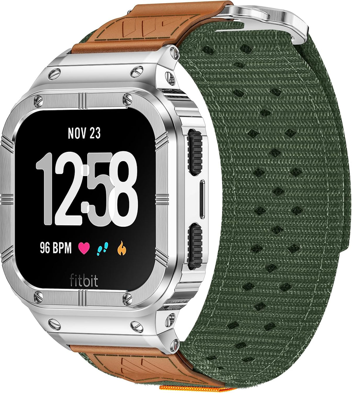 miohhr nylon bands with stainless steel case for, main product view