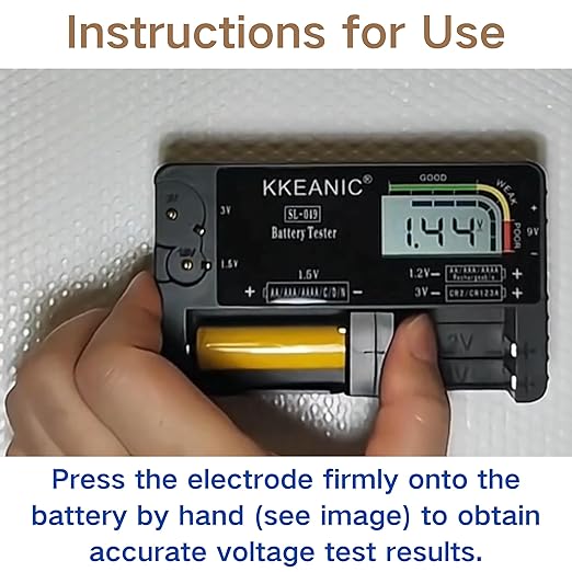 Battery Tester with Battery Organizer Storage Case, Professional Digital - Image 5