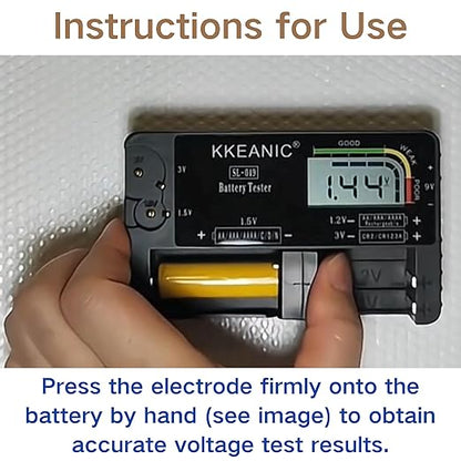 Battery Tester with Battery Organizer Storage Case, Professional Digital - Image 5