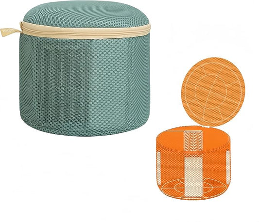 Bra Washing Bag with Anti-Deformation Structure and Fixed Hand-Wash Board by Unknown