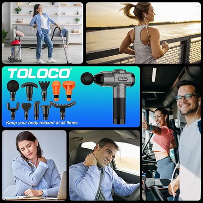TOLOCO Massage Gun, Deep Tissue Back Massage - Image 6