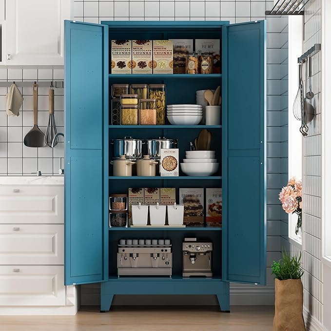 COFaR Home Farmhouse Storage Cabinet - Image 8