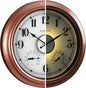 CLXEAST 18 Inch Illuminated Outdoor Indoor Clocks by CLXEAST