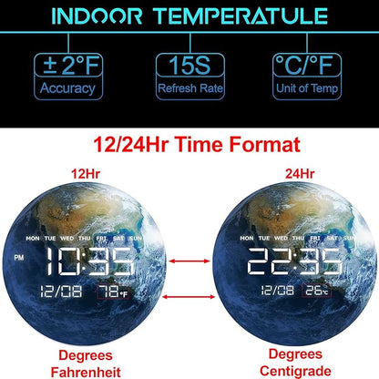 HOMLOVE Digital Wall Clock - Image 5