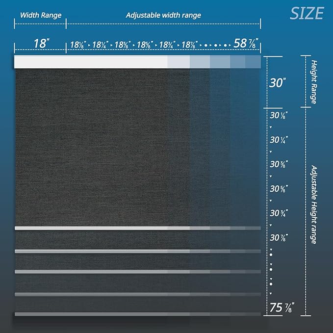DENFOON Motorized Blinds with Remote Control, Custom Blackout Smart Blinds - Image 5