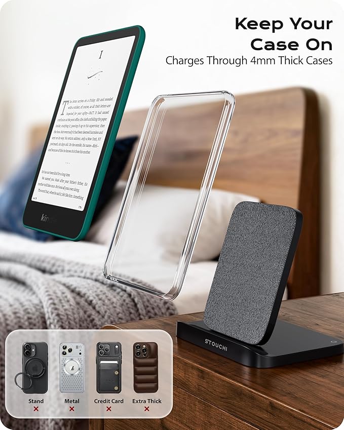 Stouchi Foldable Wireless Charging Dock Compatible - Image 6