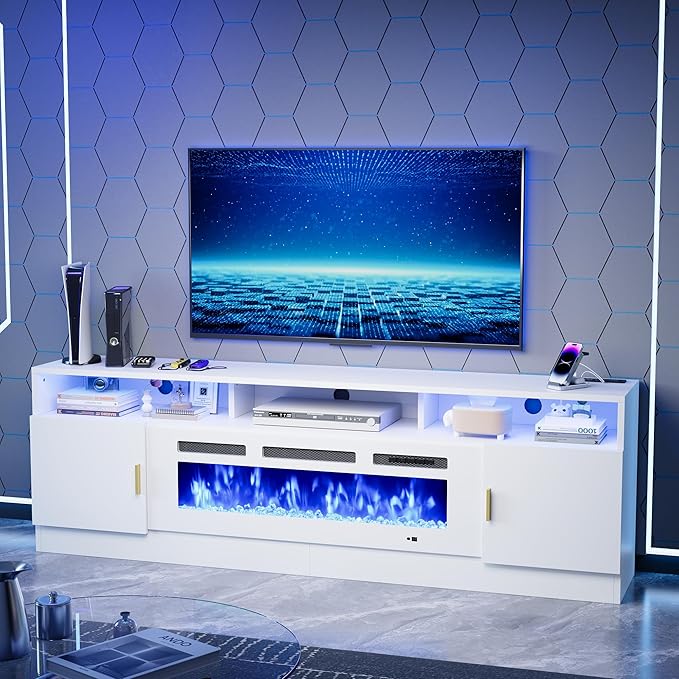 oneinmil 78" Fireplace TV Stand by oneinmil