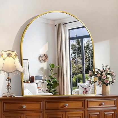 CIRCUMI Arched Wall Mirror, Metal Frame, Large Size by CIRCUMIMirror