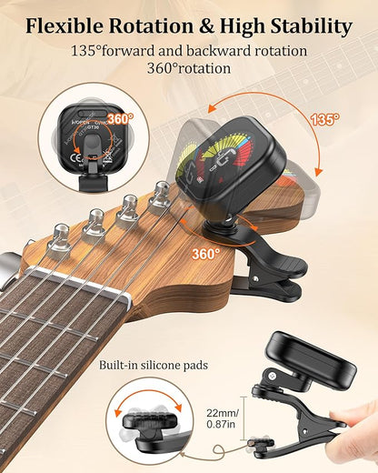 New Bee Guitar Tuner Clip-On Rechargeable - Image 6