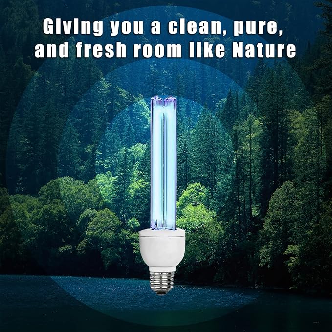 BAIMNOCM 4 Pack 25 Watt UV Light Bulb - Image 3