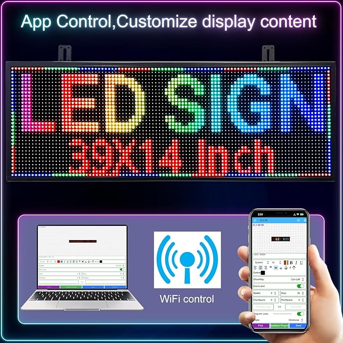 Led Sign Custom Programmable Scrolling Outdoor Digital - Image 7