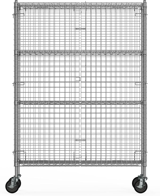 18" W x 48" L x 69" H Heavy Duty Utility Commercial Grade Metal Storage NSF - Image 3