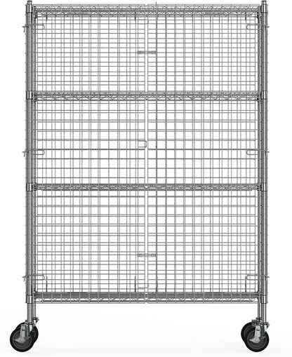 18" W x 48" L x 69" H Heavy Duty Utility Commercial Grade Metal Storage NSF - Image 3