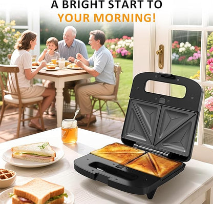 Sunvivi 3 in 1 Electric Sandwich Maker: Panini Press Grill and Waffle Iron Set - Image 8