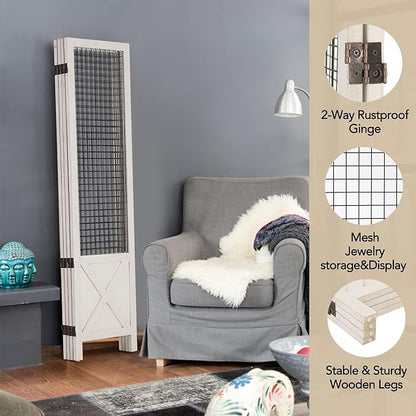 Wnutrees 4 Panel Gridwall Display, Portable Freestanding Display Board - Image 5