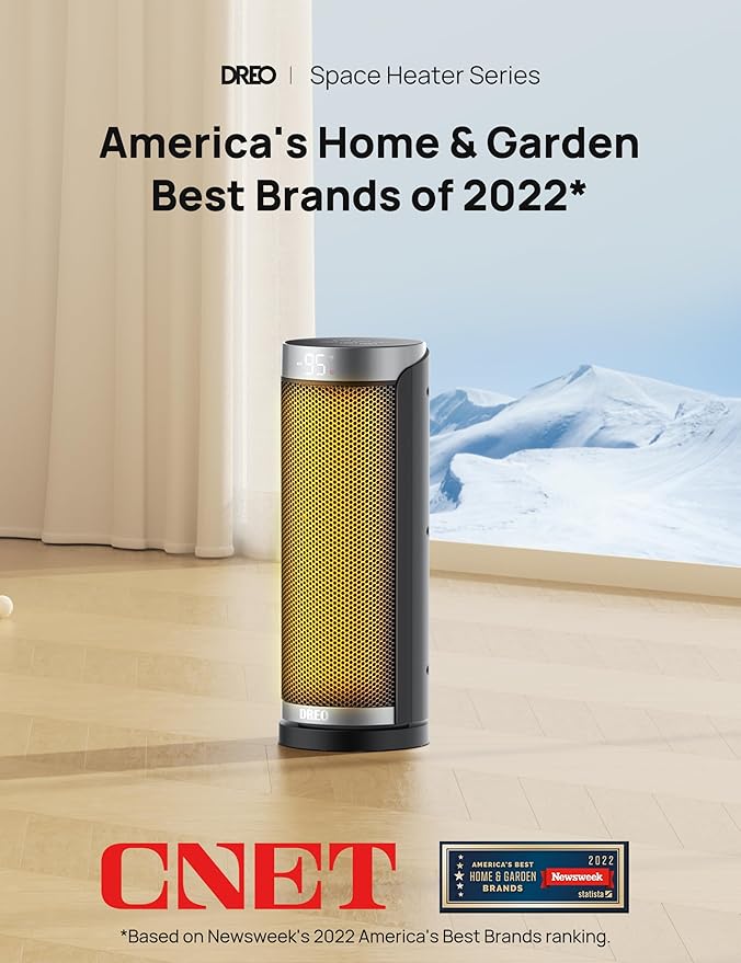 DREO Space Heaters for Indoor Use, Electric Heater - Image 9