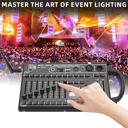 Wireless DMX Controller, 192 Channel DMX512Controller Stage Lighting Equipment - Image 6
