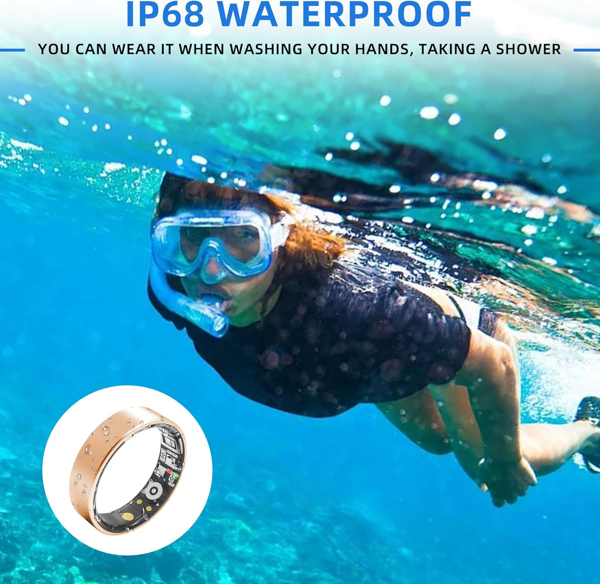smart ring | no subscription fitness & health, package contents