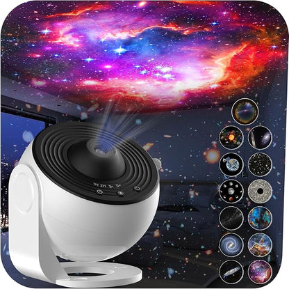 Galaxy Projector for Bedroom, 13 in 1 HD Planetarium Star Projector, Ceiling by ARGIGU