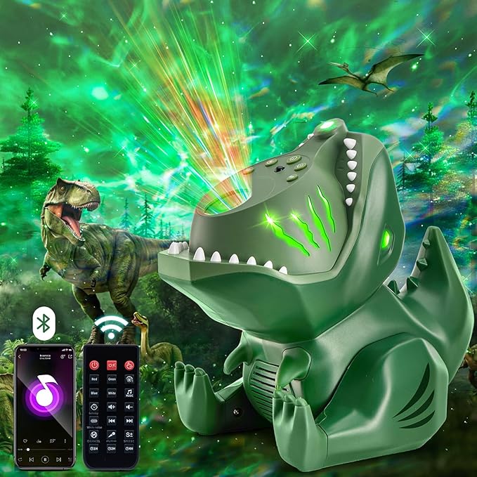 Dinosaur Galaxy Projector for Bedroom, 144 Lighting Modes Star Projector for by pikoy
