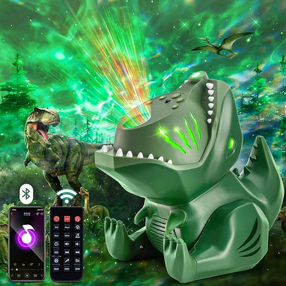 Dinosaur Galaxy Projector for Bedroom, 144 Lighting Modes Star Projector for by pikoy