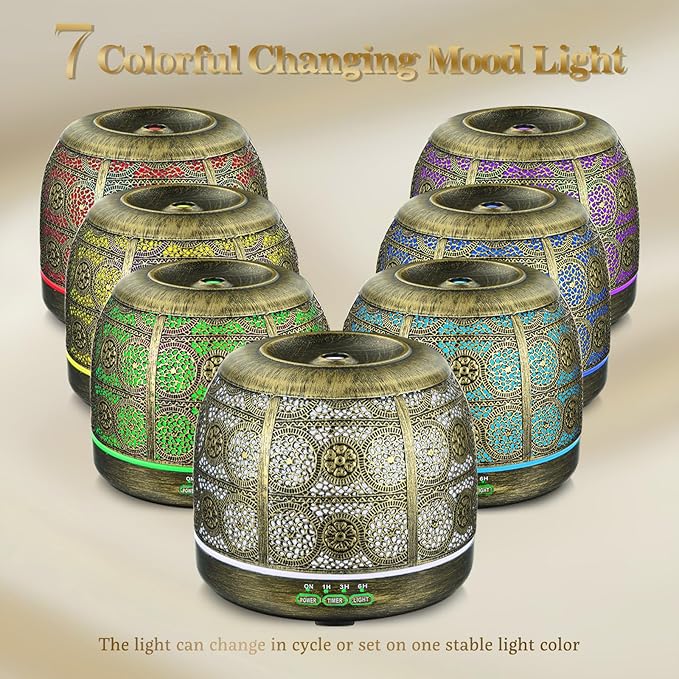 ARVIDSSON Essential Oil Diffuser, 500ml Aromatherapy Diffuser - Image 2