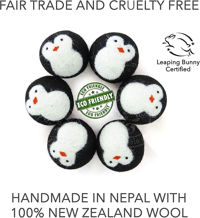 Friendsheep Wool Dryer Balls, Organic Reusable Fabric Softener Alternative - Image 6