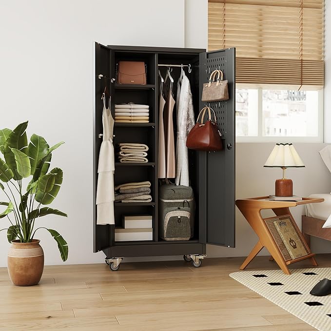 SUXXAN Broom Closet Storage Cabinet - Image 8
