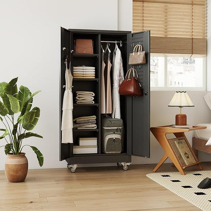 SUXXAN Broom Closet Storage Cabinet - Image 8