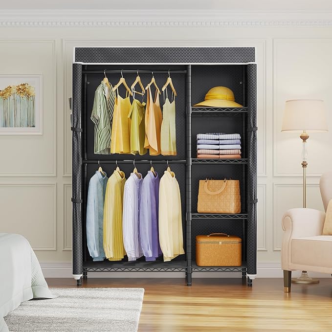 VIPEK V7C Garment Racks with Cover Portable Closets - Image 9