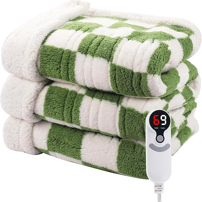 Electric Heated Blanket Full Size 72"×84" - Image 8