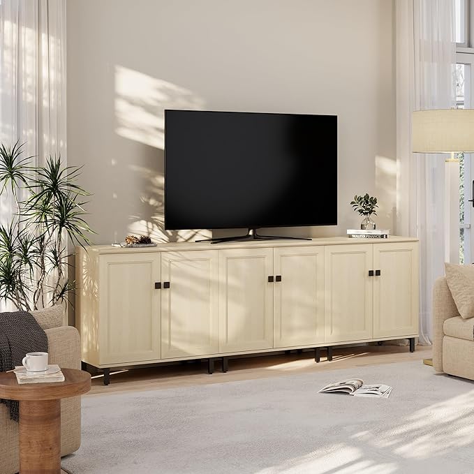 Buffet Sideboard Cabinet Farmhouse Modern 3 in1 Storage Cabinet - Image 3