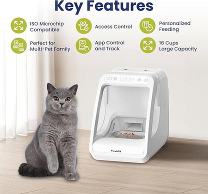 PawsPik Automatic Microchip RFID Cat Feeder, ISO Microchip & PawsPik RFID Tag - Image 2