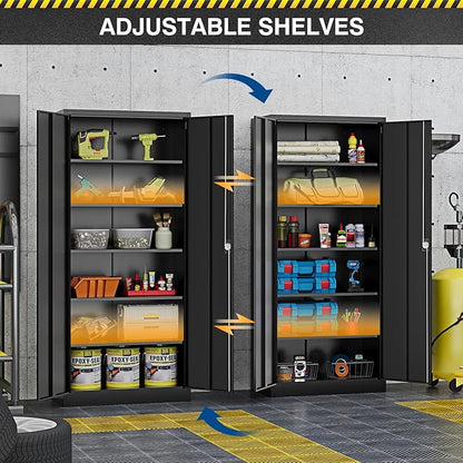 Metal Storage Cabinet-71” Tall Steel File Cabinets - Image 4