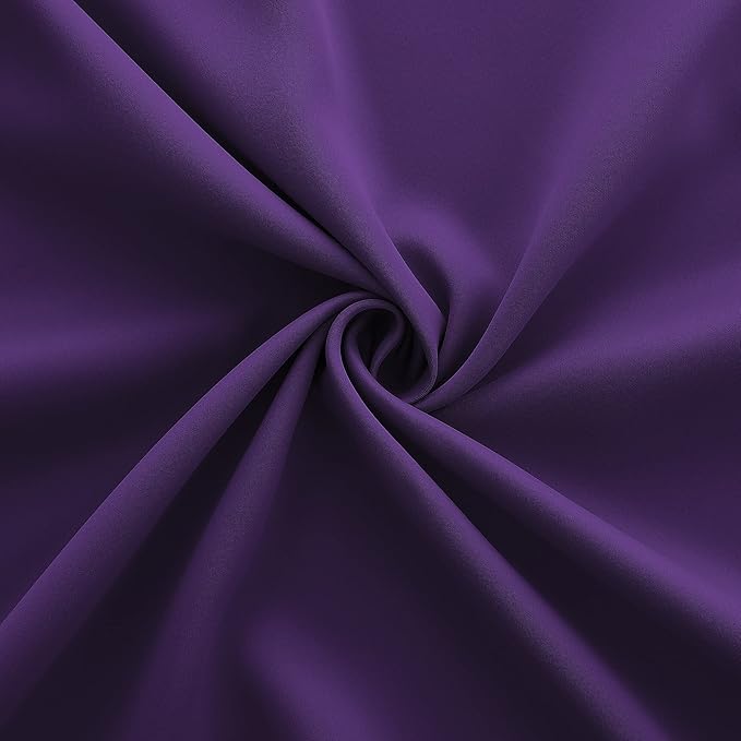 KOUFALL Purple Curtains 96 Inches Long - Image 6