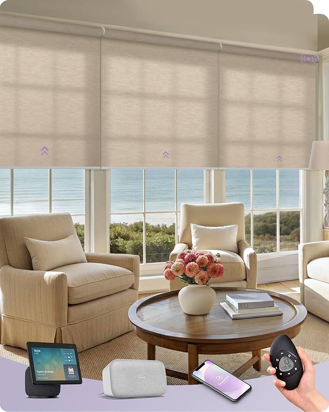Graywind Smart Coupled Roller Shades Compatible by Graywindbeyondshading